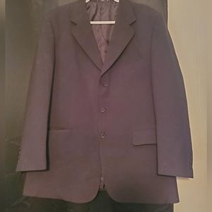 VSA Collection Men's Suit Black Pants 36R Jacket 42R